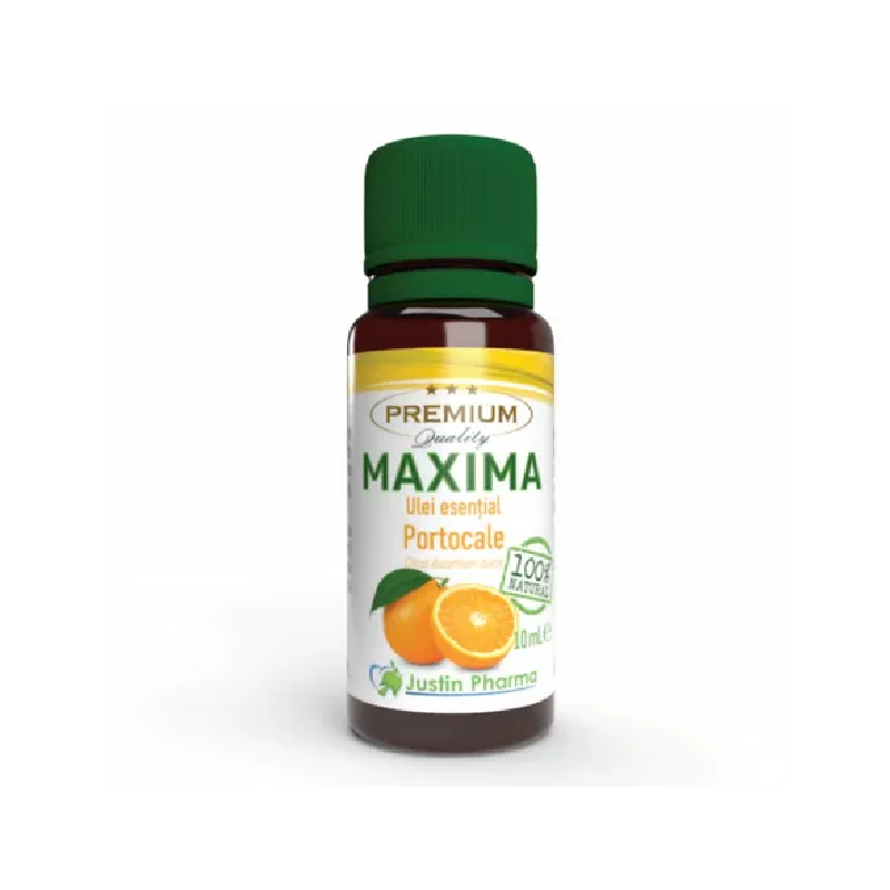 Ulei esential de portocale pentru uz extern, 10 ml, Justin Pharma