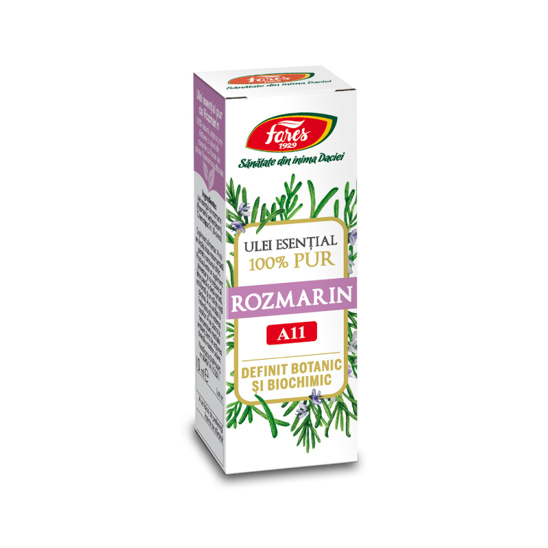 Ulei esential de Rozmarin, 10 ml, Fares