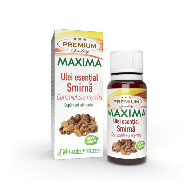 Ulei esential de smirna Maxima, 10 ml, Justin Pharma
