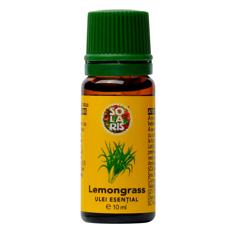 Ulei esential de Lemongrass, 10ml, Solaris