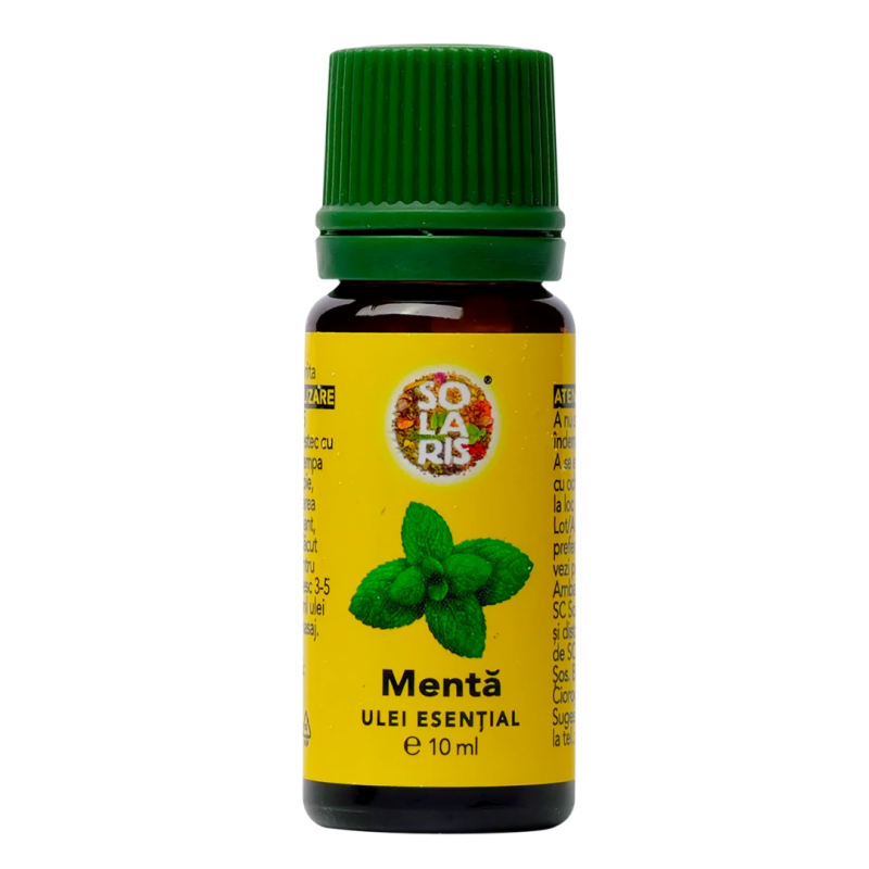 Ulei esential de menta, 10ml, Solaris