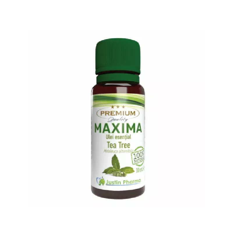 Ulei esential Tea Tree, 10 ml, Justin Pharma