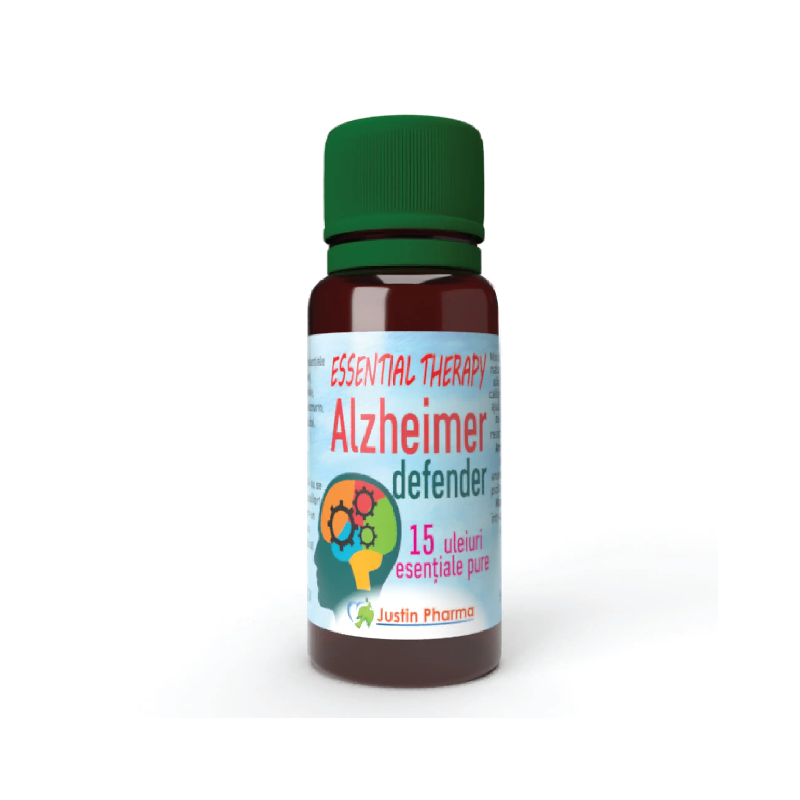 Ulei Terapie Alzheimer defender, 10 ml, uz aromaterapie, Justin Pharma