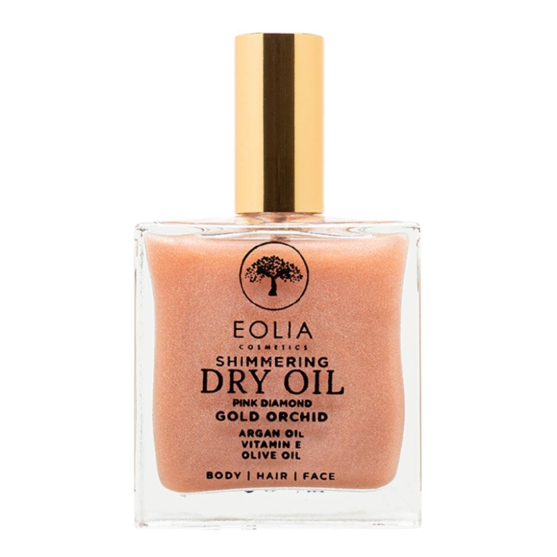 Ulei uscat cu sclipici, Pink Diamond, 100 ml, Eolia