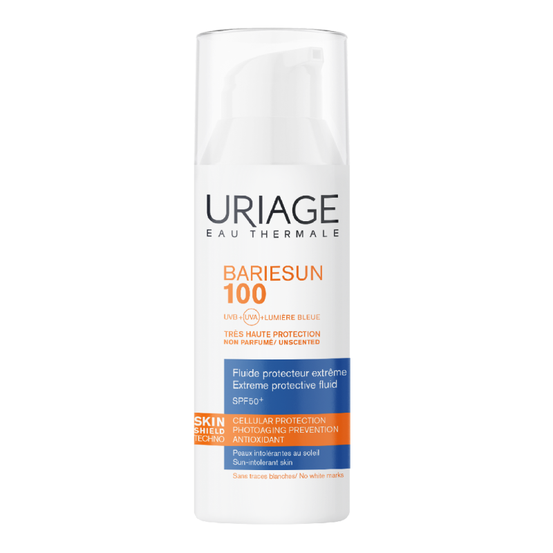 Fluid protectie extrema Bariesun 100 SPF50+, 50 ml, Uriage
