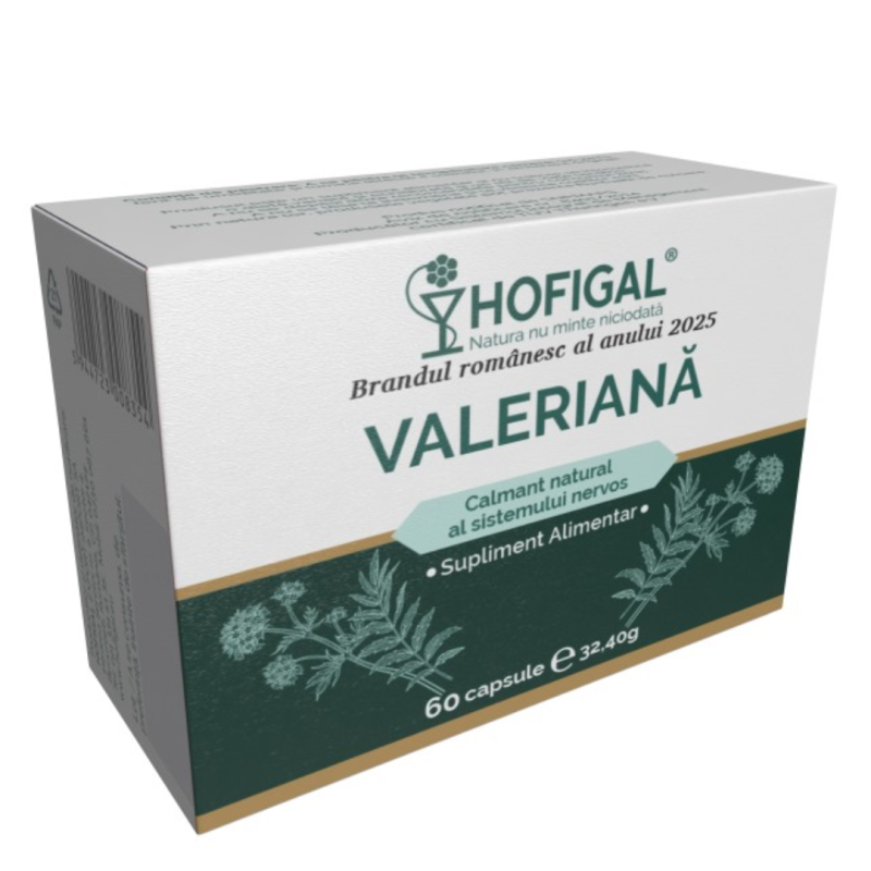 Valeriana, 60 capsule, Hofigal