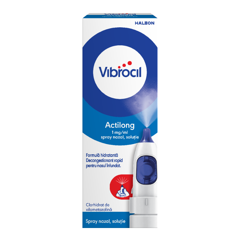Vibrocil Actilong 1 mg/ml, spray nazal, solutie, 10 ml, Haleon