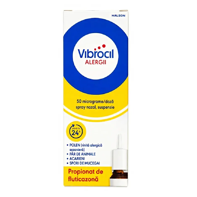 Vibrocil Alergii, 50 micrograme/doză spray nazal, suspensie, Haleon