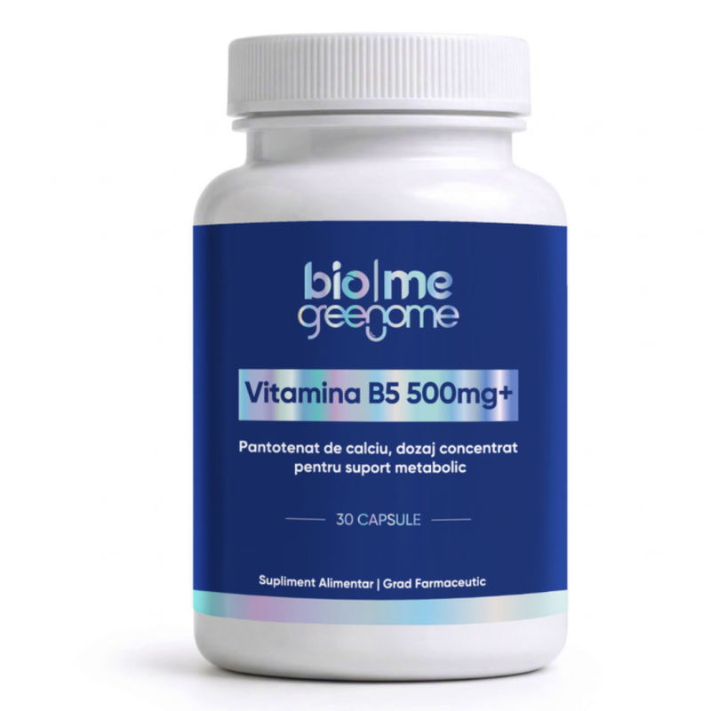 Vitamina B5, 500mg+, 30 capsule, Biome