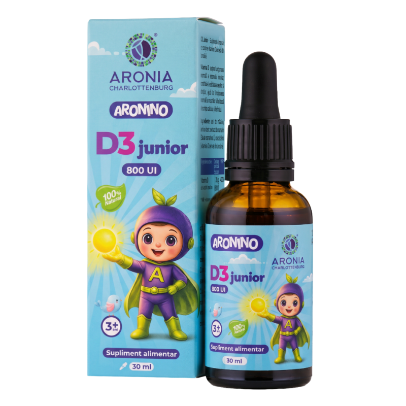 Vitamina D3 Junior 800UI, 30ml, Aronia Charlottenburg