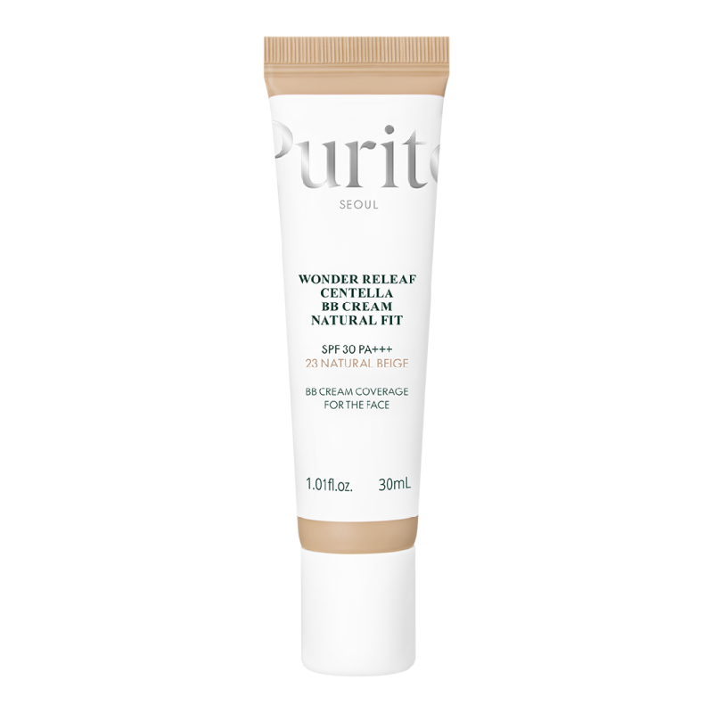 Crema BB multifunctionala cu SPF30 PA+++, 23 Natural Beige, Wonder Releaf Centella, 30 ml, Purito