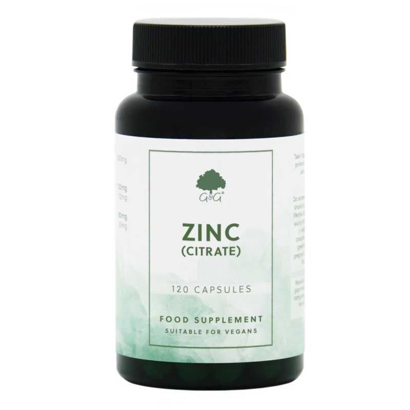 Zinc (citrat) 15 mg, 120 capsule, G&G Vitamins