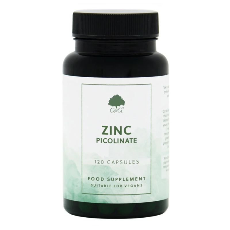 Zinc Picolinat, 22 mg, 120 capsule vegetale, G&G