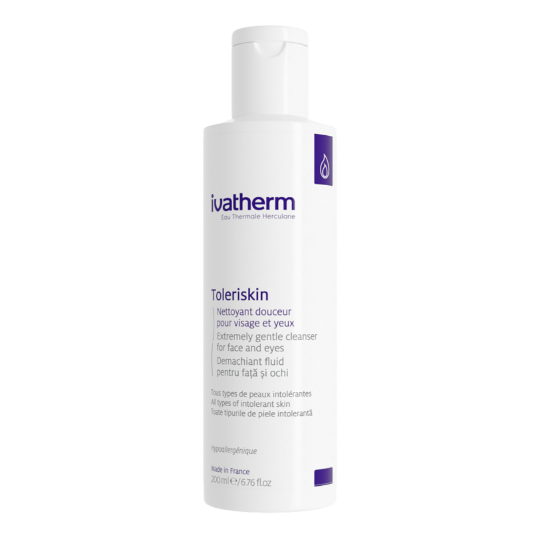 IVATHERM Toleriskin Demachiant fluid pentru fata si ochi, 200ml