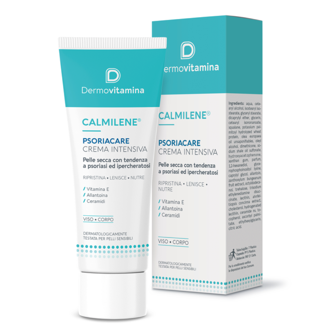 Crema intensiva pentru fata si corp Calmilene Psoriacare, 50 ml, Dermovitamina