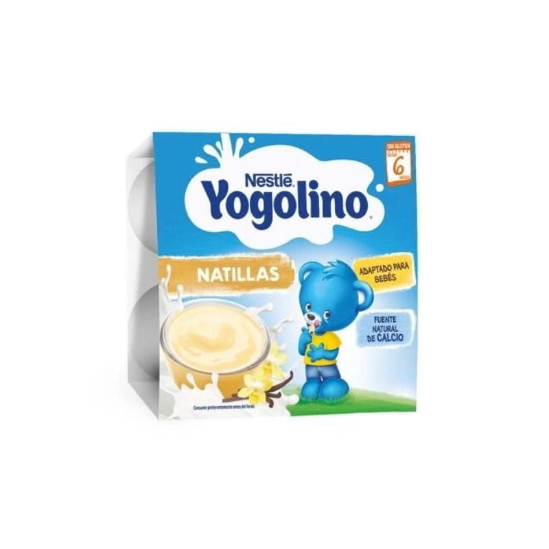 Gustare cu lapte si gust de vanilie Yogolino, +6 luni, 4x100g, Nestle Biscuiti si gustari 2023-09-23