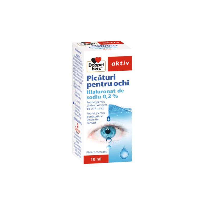 Doppelherz Aktiv picaturi ochi Hyaluron 0.2% x 10 ml 0-2 imagine 2022