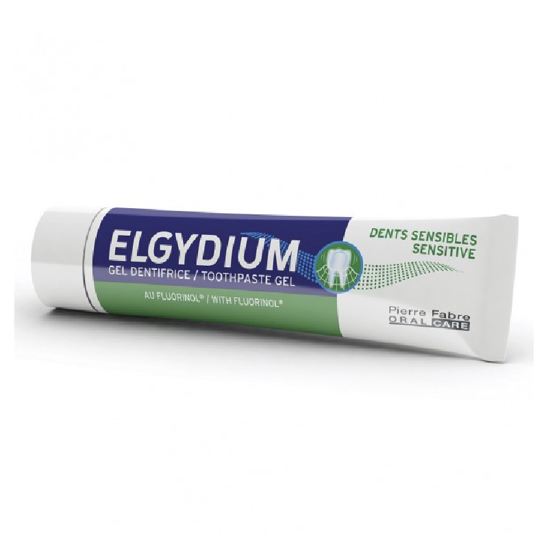 Pasta de dinti gel pentru dinti sensibili cu fluorinol, 75 ml, Elgydium