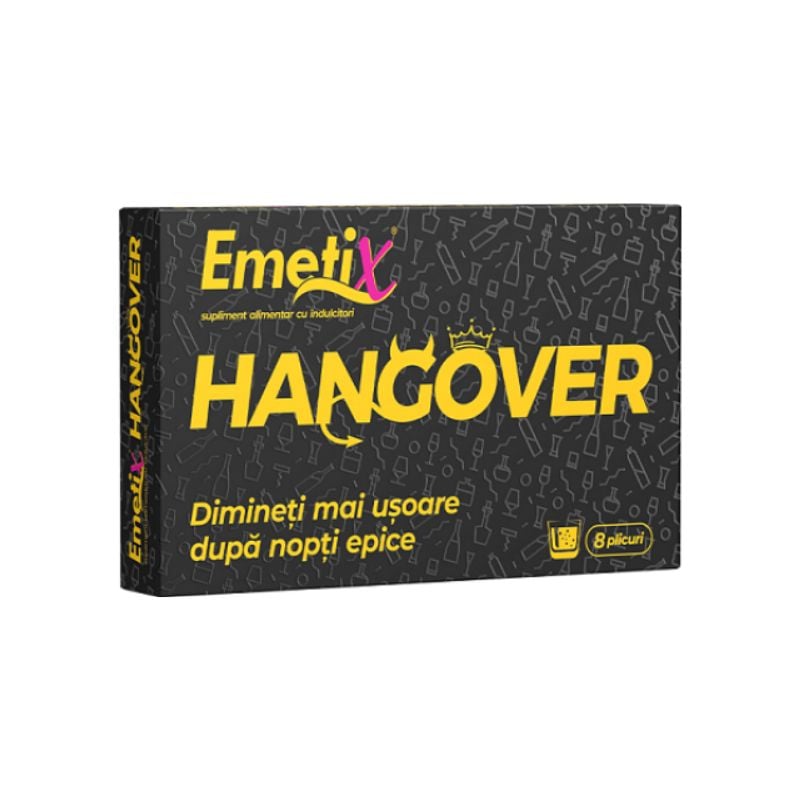 Emetix Hangover, 8 plicuri, Fiterman Digestie sanatoasa 2023-09-23