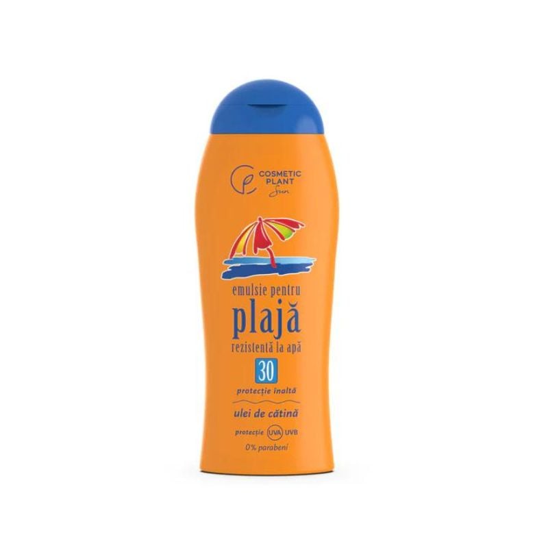 Emulsie Plaja Cu Ulei De Catina, Spf30, 200 Ml, Cosmetic Plant