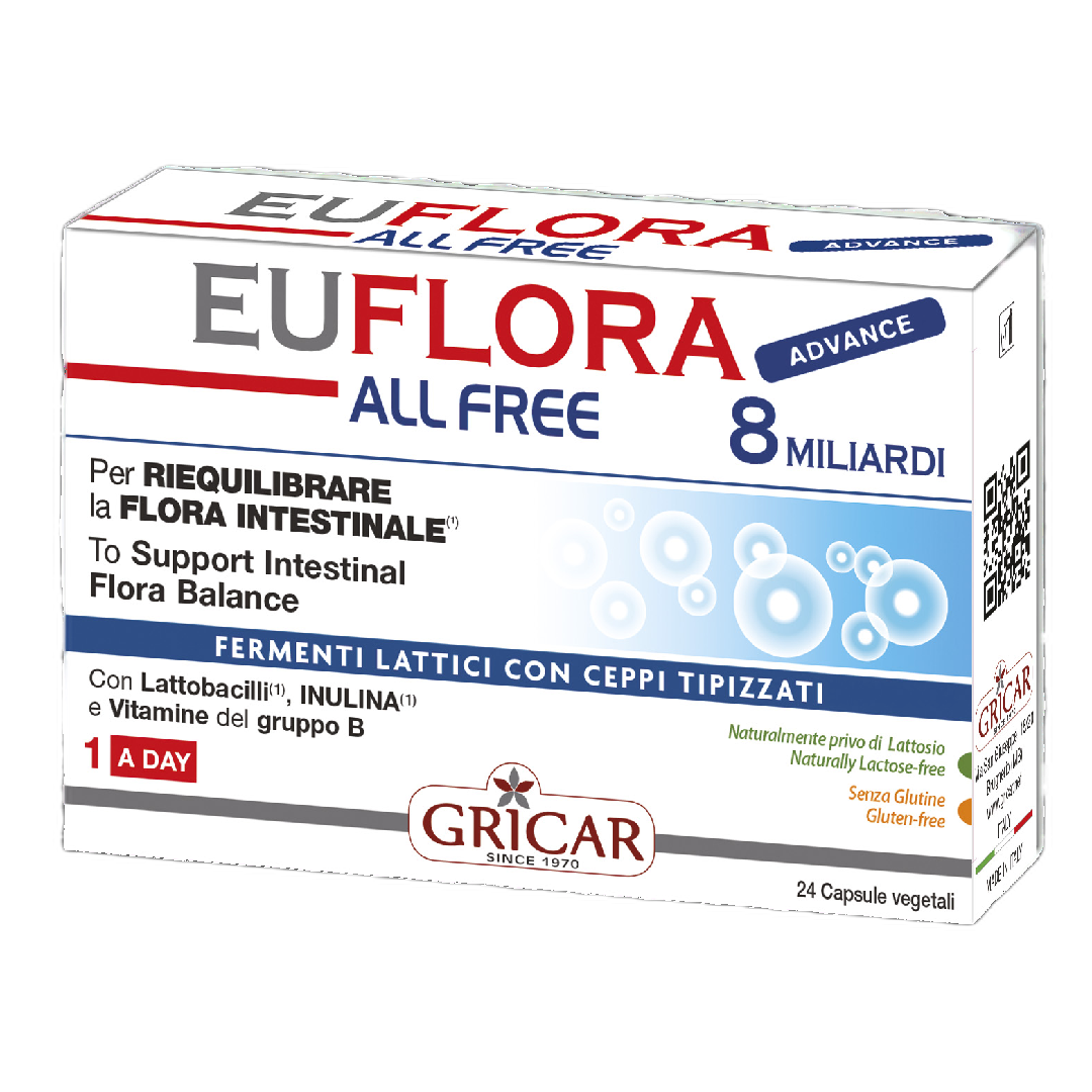 Euflora Advance All Free, 24 capsule, Gricar Advance imagine noua