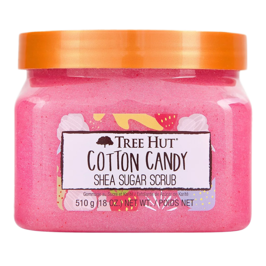 Scrub exfoliant pentru corp Cotton Candy, 510g, Tree Hut