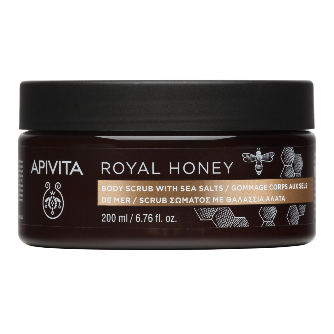 Exfoliant Pentru Corp Cu Uleiuri Esentiale Royal Honey, 200 Ml, Apivita