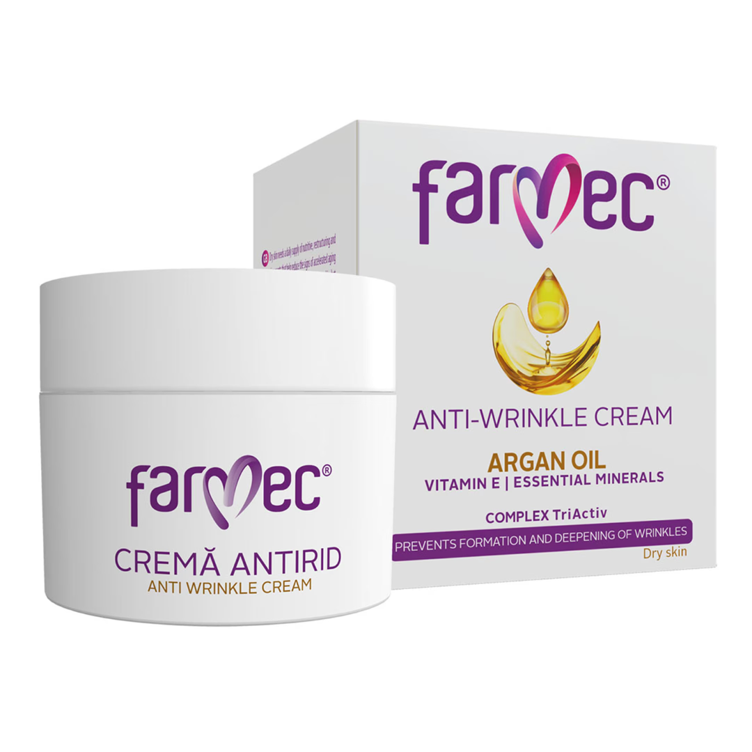 Crema antirid cu Ulei de Argan, 50ml, Farmec
