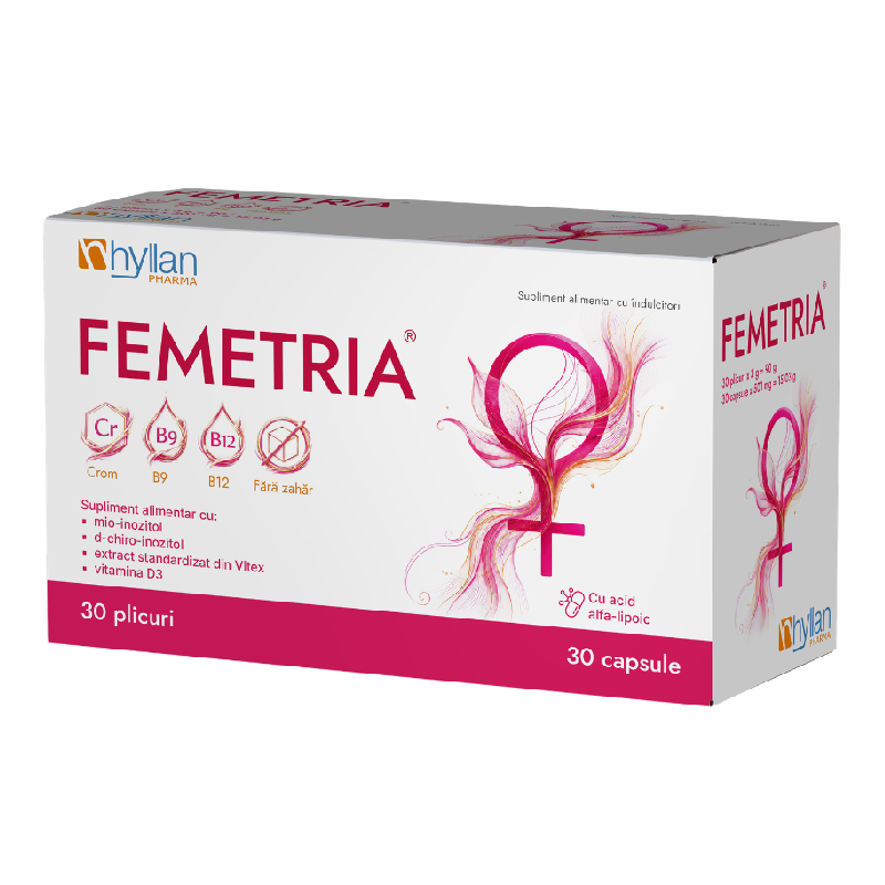 Femetria, 30 plicuri+30 capsule, Hyllan