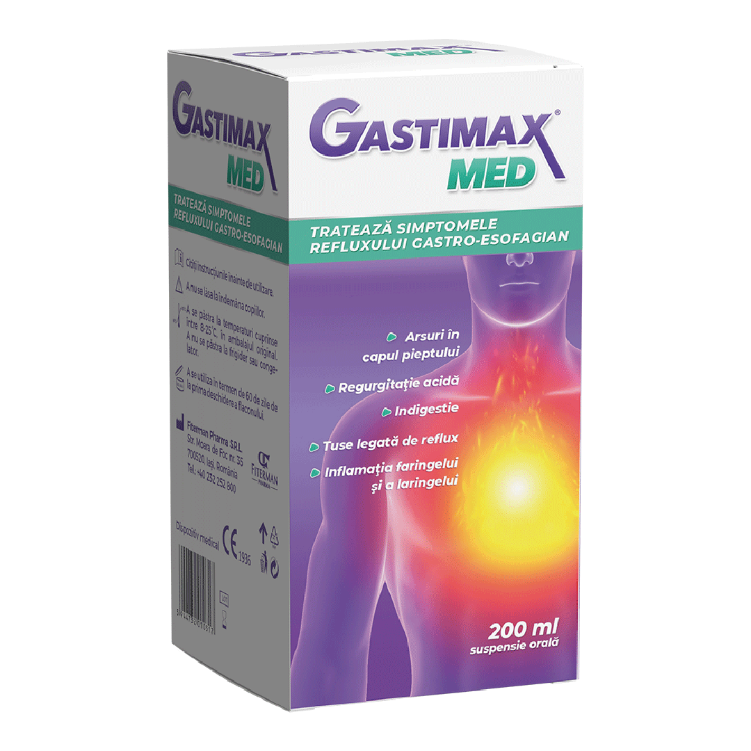 Gastimax Med suspensie orala, 200 ml
