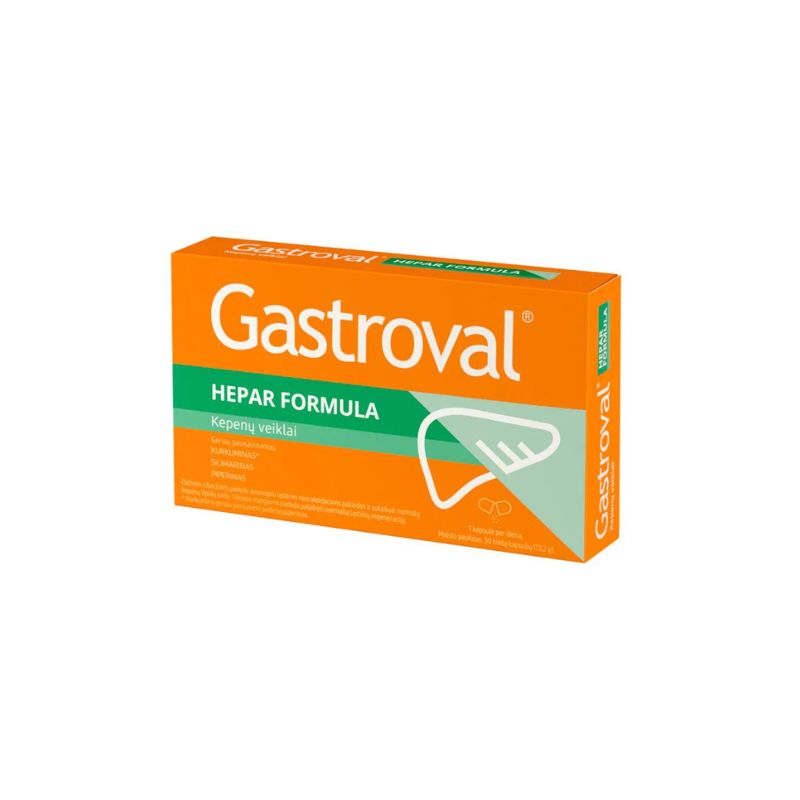 Gastroval Hepar, 30 Capsule, Valentis