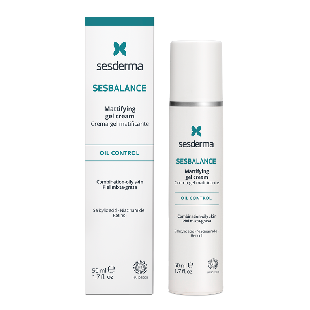 Gel-crema Matifiant Pentru Tenul Mixt Si Gras Sesbalance, 50 Ml, Sesderma