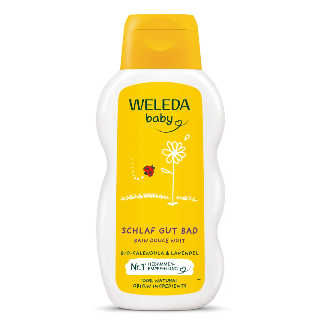 Gel de baie pentru bebelusi, cu galbenele, Baby, 200 ml, Weleda