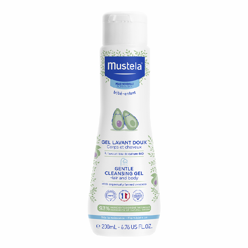 Mustela Gel de curatare par si corp, 200 ml