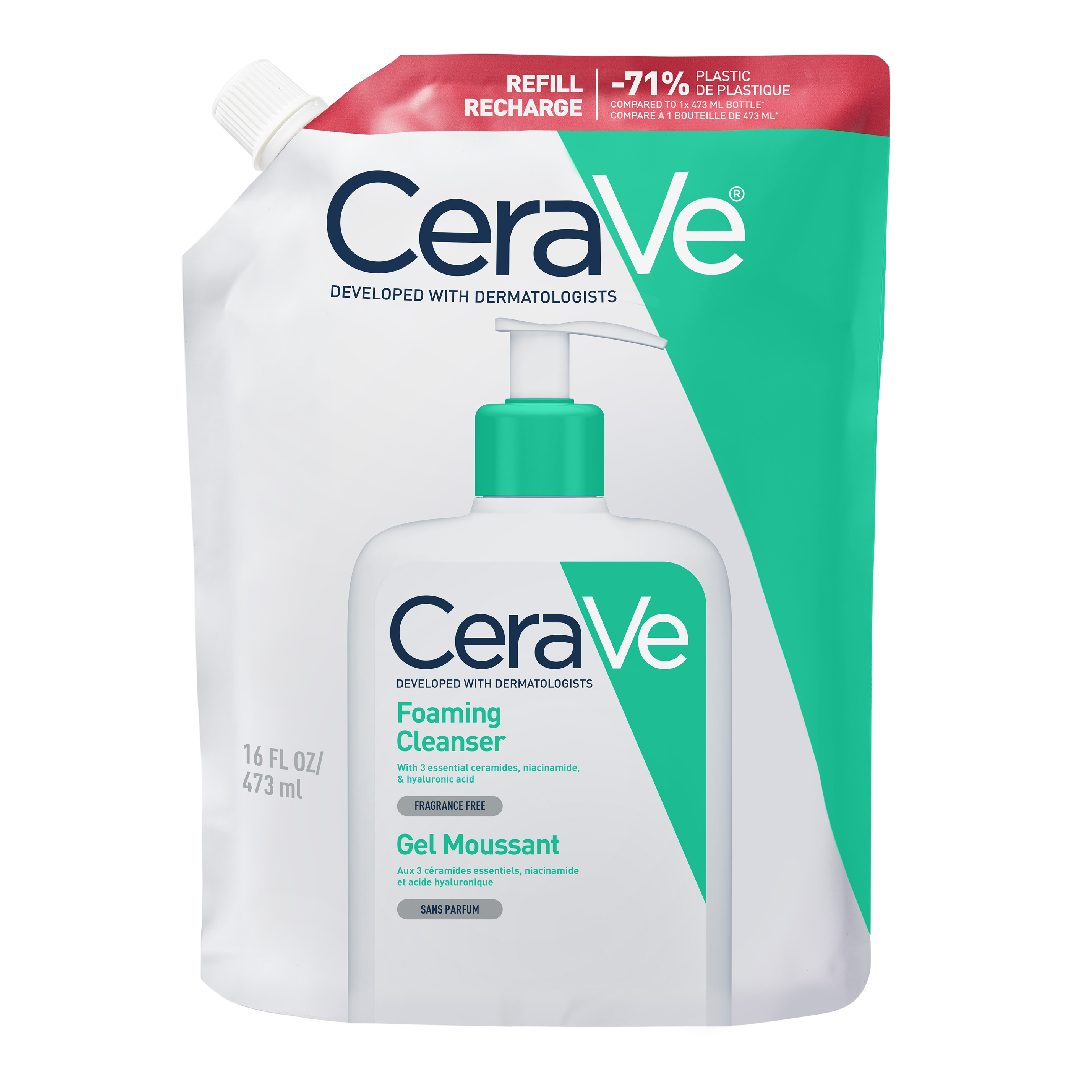 Rezerva Gel de curatare Spumant piele normal-grasa, 473 ml, CeraVe