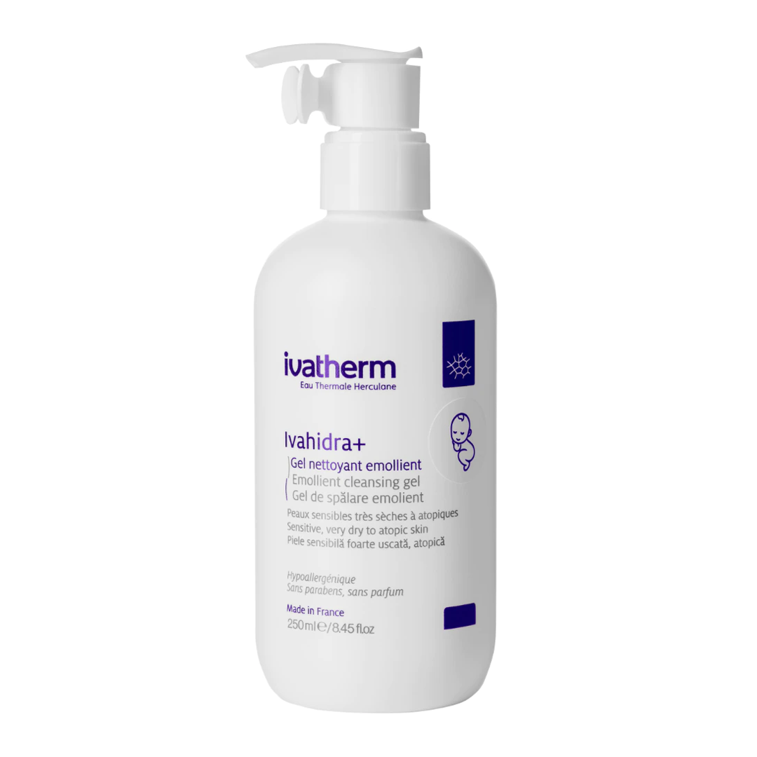 Gel de spalare emolient, 250ml, ivahidra+, ivatherm