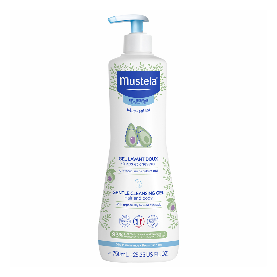 Gel de curatare pentru corp si par, 750ml, Mustela