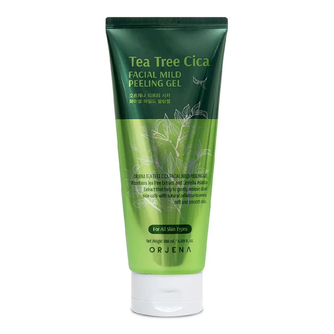 Gel exfoliant fata Tea Tree Cica Mild Facial Peeling, 180ml, Orjena