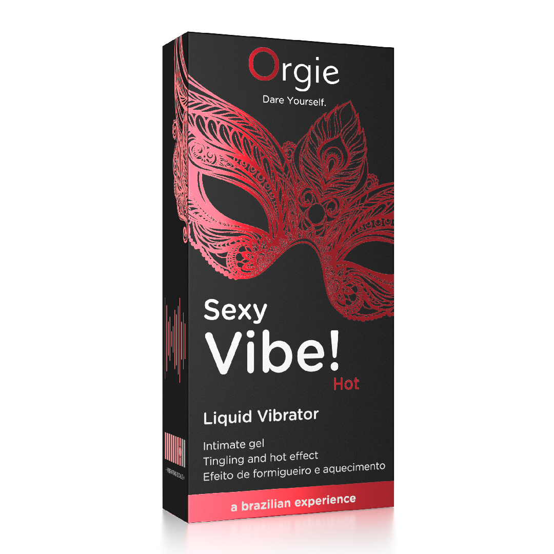 Gel masaj intim cu efect de incalzire Sexy Vibe, 15ml, Orgie