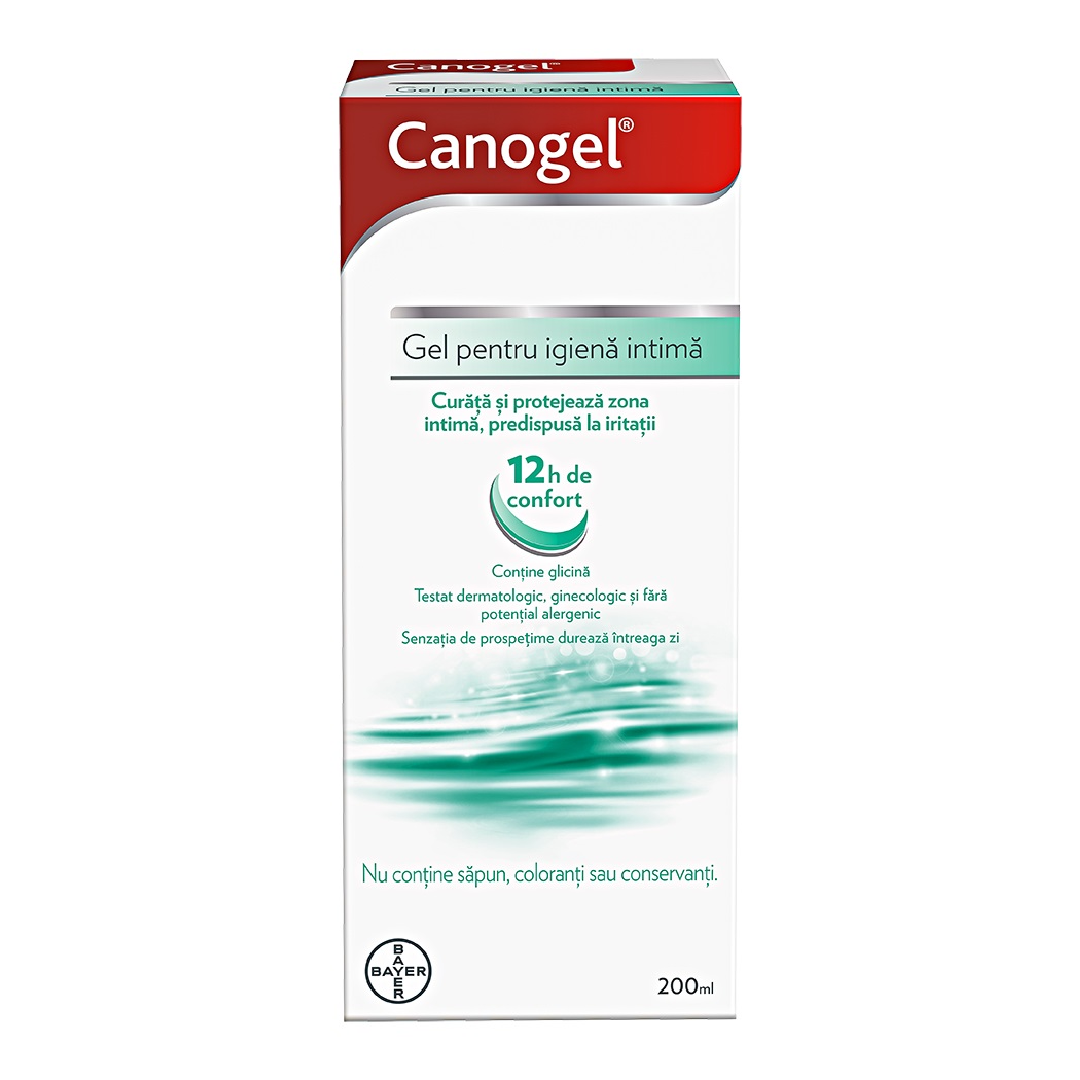 Gel Pentru Igiena Intima Canogel, 200 Ml, Bayer