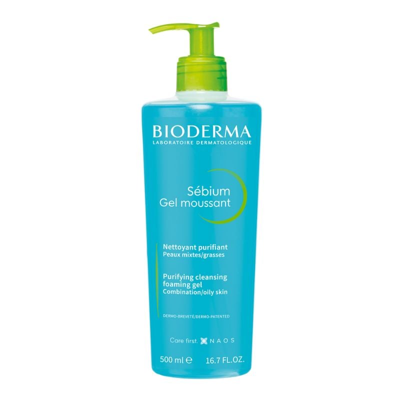 Gel spumant Sebium, 500 ml, Bioderma