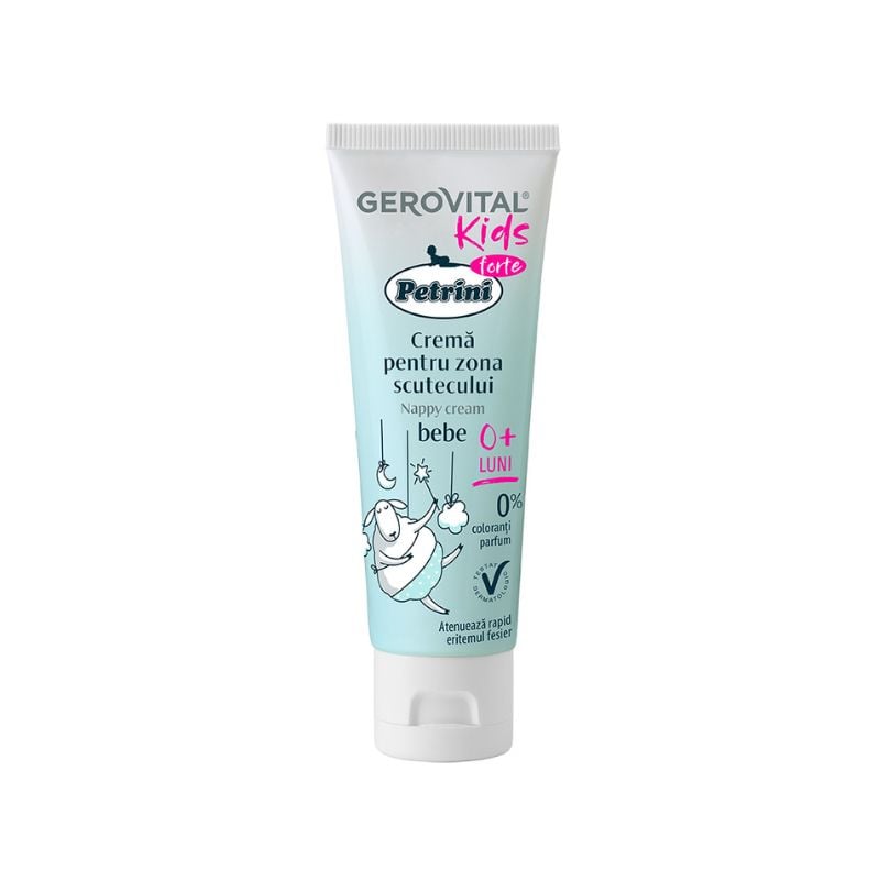 Crema Pentru Zona Scutecului Petrini Forte, 50 Ml, Gerovital Kids