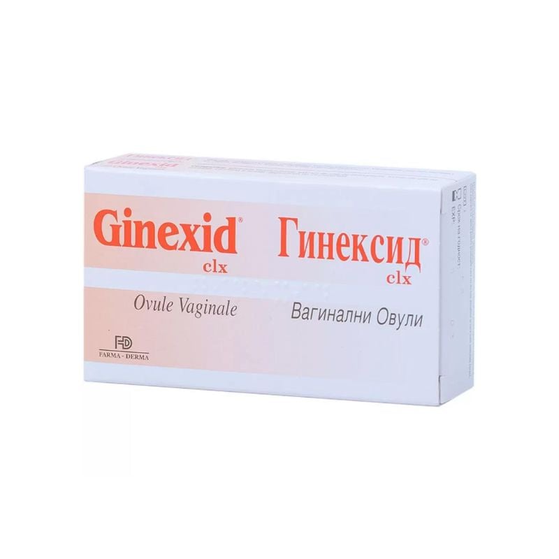 Ovule vaginale ginexid, 10 bucati, naturpharma