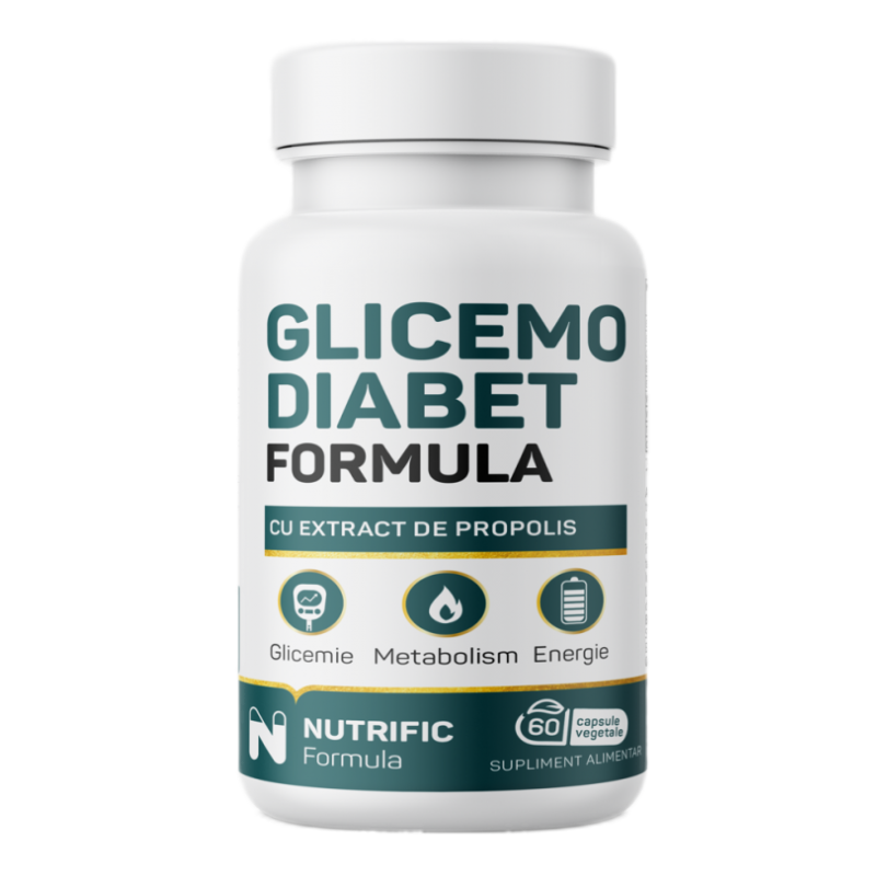 Glicemo diabet formula, 60 capsule, Nutrific