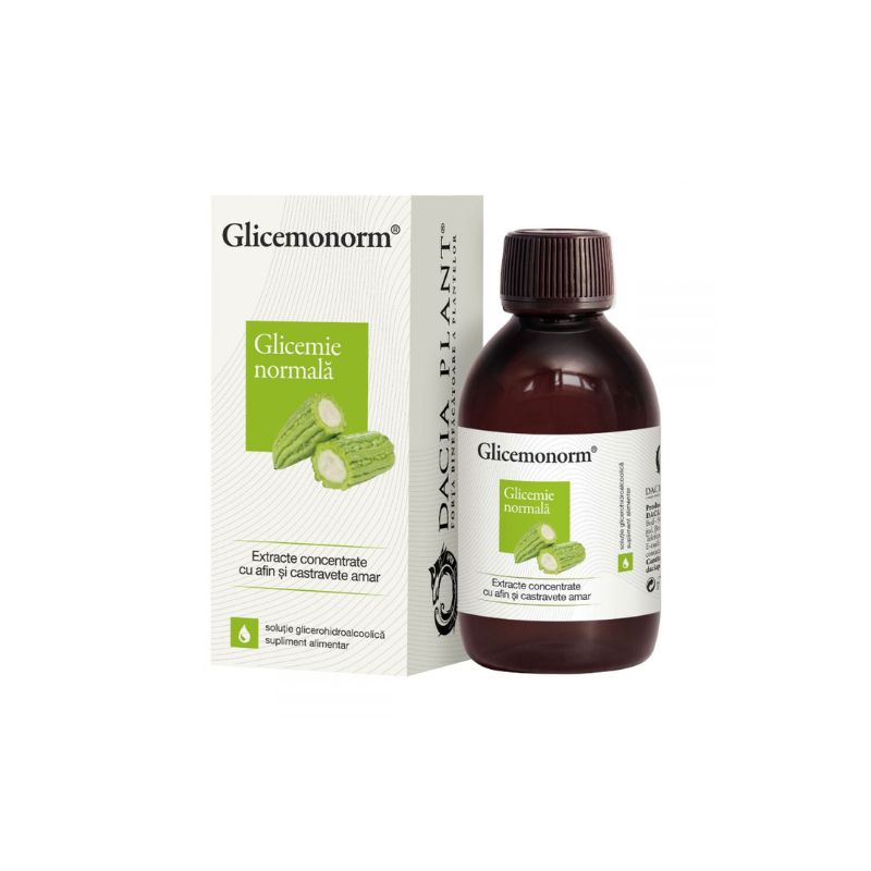 Tinctura Glicemonorm, 200 ml, Dacia Plant Gastro 2023-09-22
