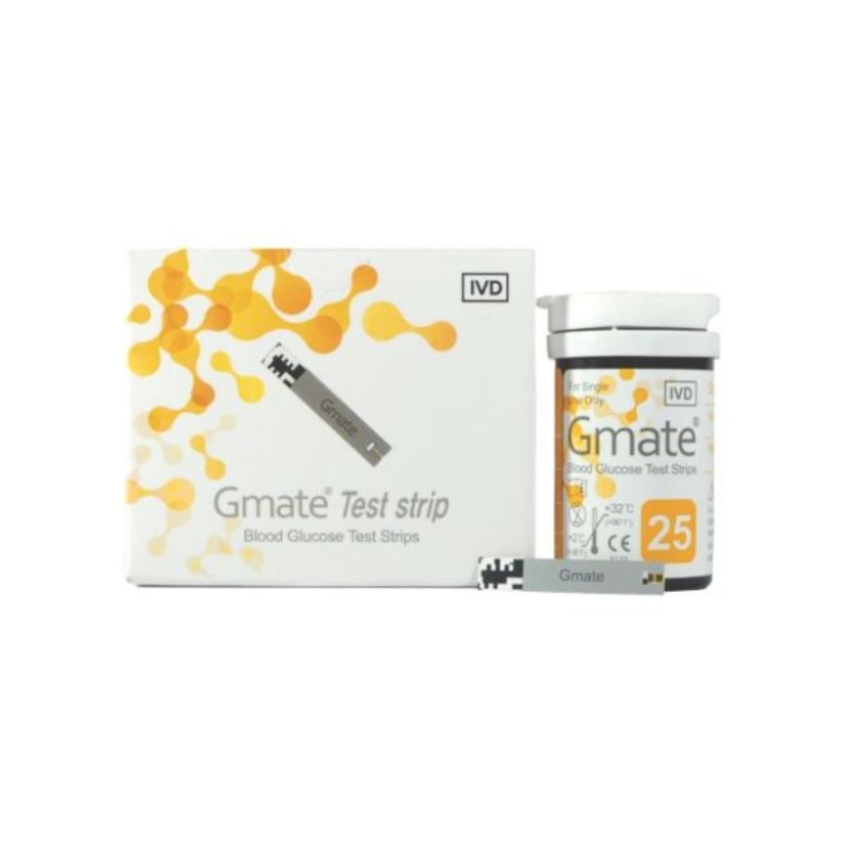 Gmate Teste glicemie (25 teste/flacon x 2 flacoane) x 50 buc