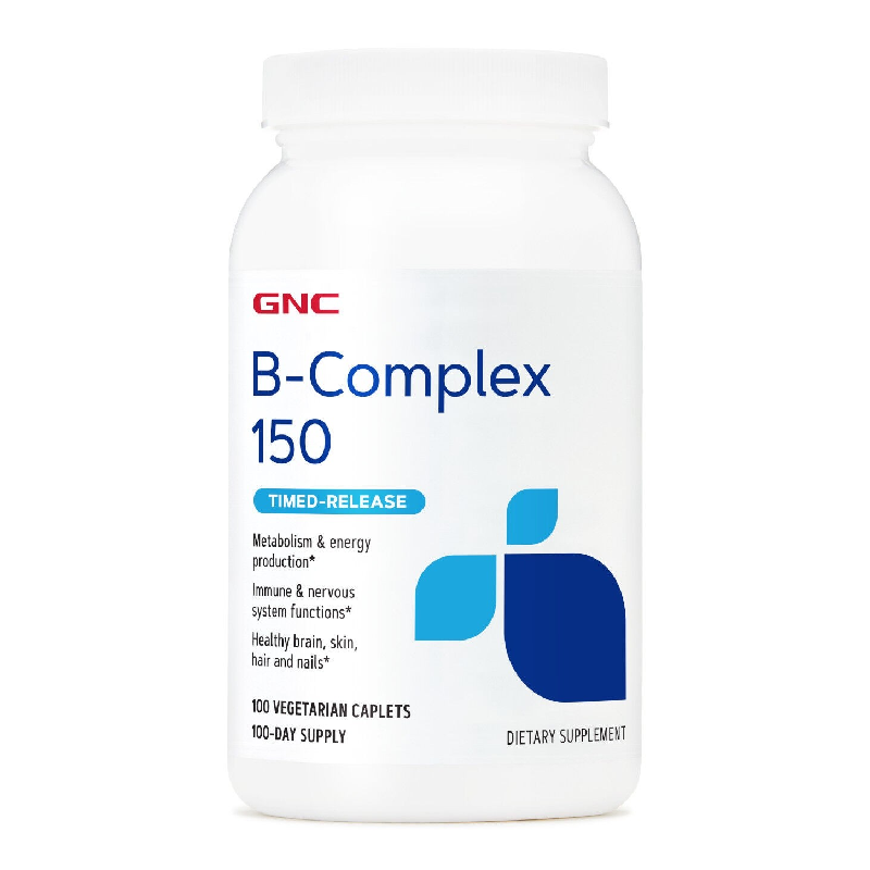 B-Complex Big 150™, Complex Vitamina B, 100 tablete, GNC