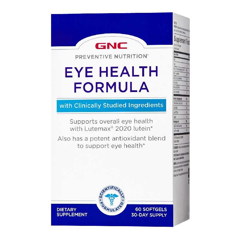 Preventive Nutrition Eye Health, Formula Pentru Sanatatea Ochilor, 60 Capsule, Gnc