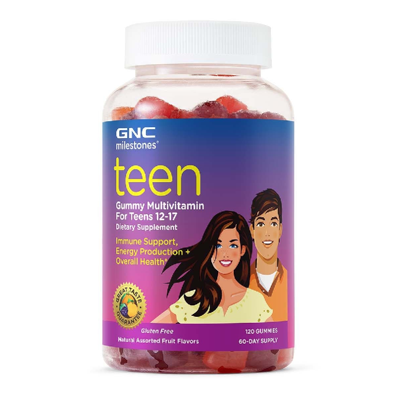 Multivitamine Jeleuri Pentru Adolescenti 12-17 Ani, Milestones® Teen, 120 Jeleuri, Gnc