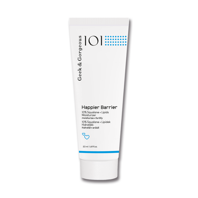 Crema Hidratanta 10% Squalan+ Lipide Happier Barrier, 50ml, Geek & Gorgeous